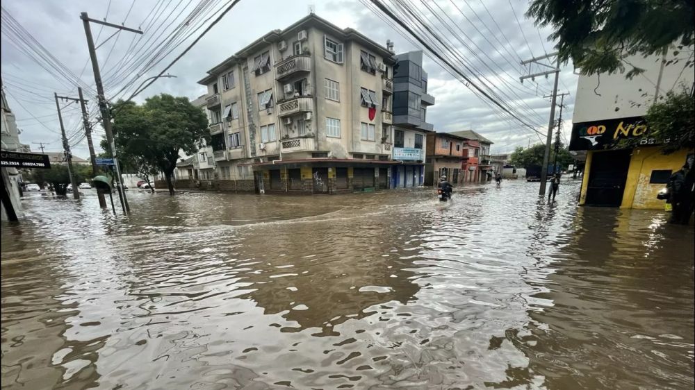 Alerta meteorológico para a cidade de Porto Alegre