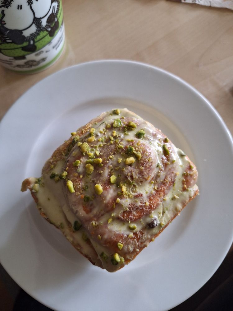 Pistaziencremeschnecke 