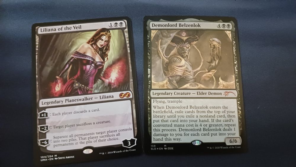 Liliana of the veil and demon lord belzenlok
