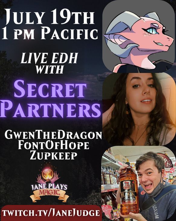 July 19th Secret Partners with pics of the players