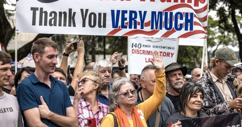 President Donald Trump signed an executive order in February granting an exception for Afrikaners after suspending the U.S. refugee admissions program.