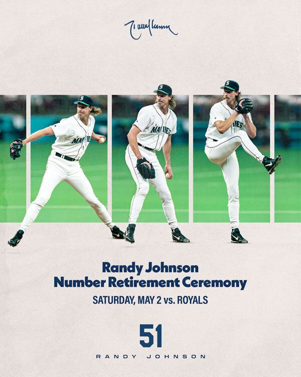 Randy Johnson Number Retirement Ceremony Saturday May 2 vs. Royals 