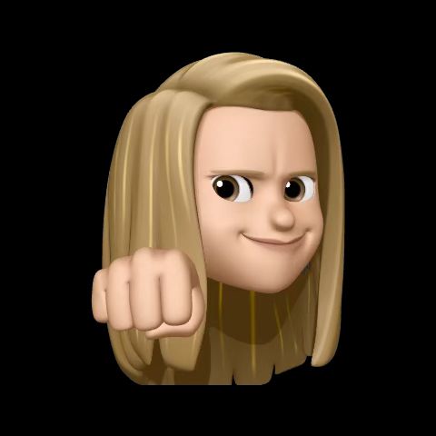 Avatar of author with fist out