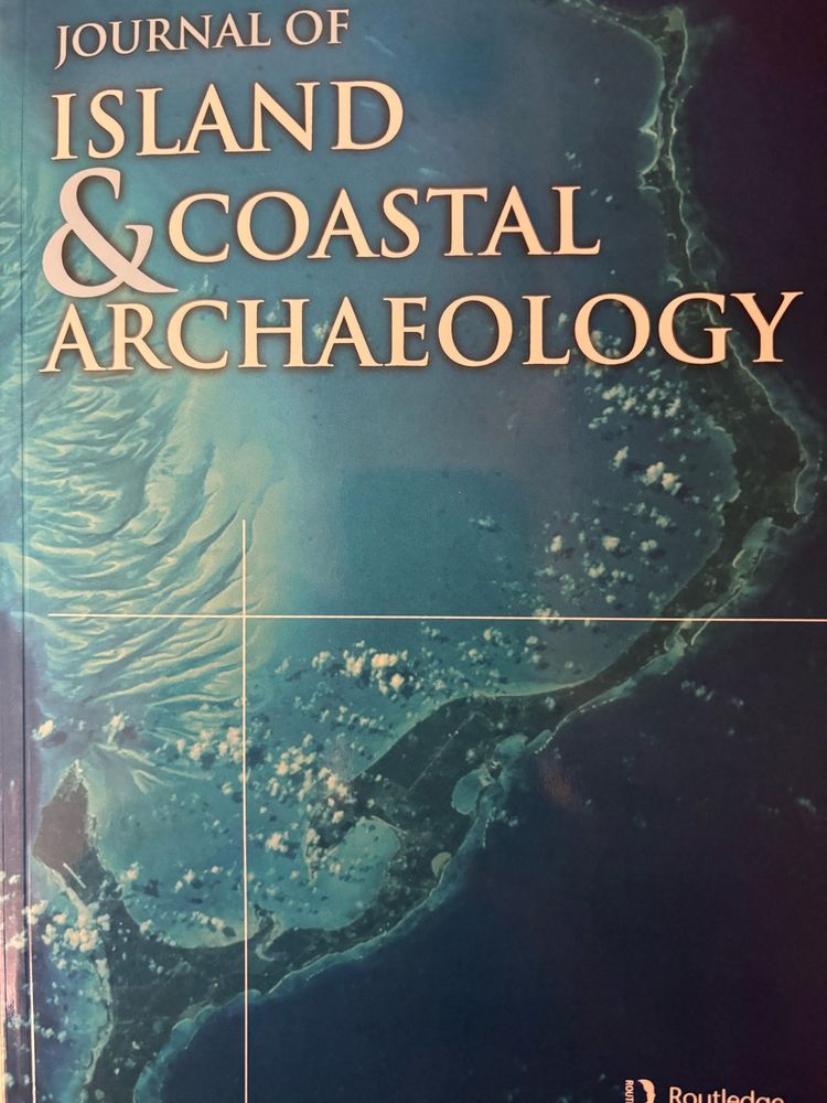 Original cover of JICA, showing an island arc from space, embedded in a deep blue sea.