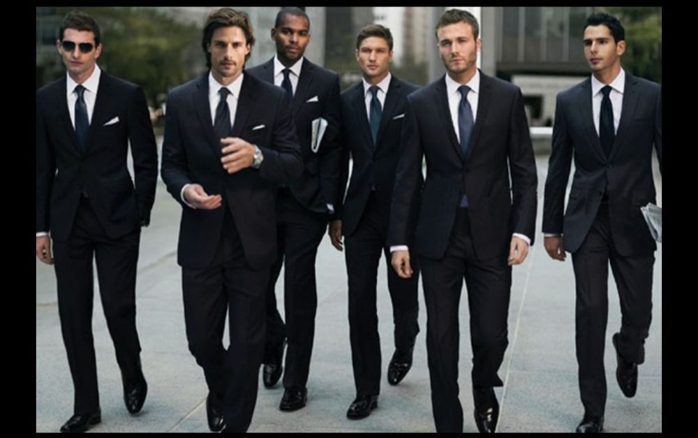 Men in suits.