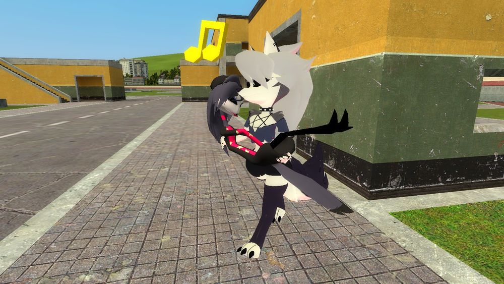 As their sisterly, not to mention mentally disabled, bond remains strong between Octavia and Loona, the hellhound lady cuddles Octavia and carries her around lovingly like a big and strong sister who deserve to be looked up to for her best effort, even though she's also her bodyguard, and a devoted kind as well, if you ask me. They sure know how to embrace each other in a very fluffy way.