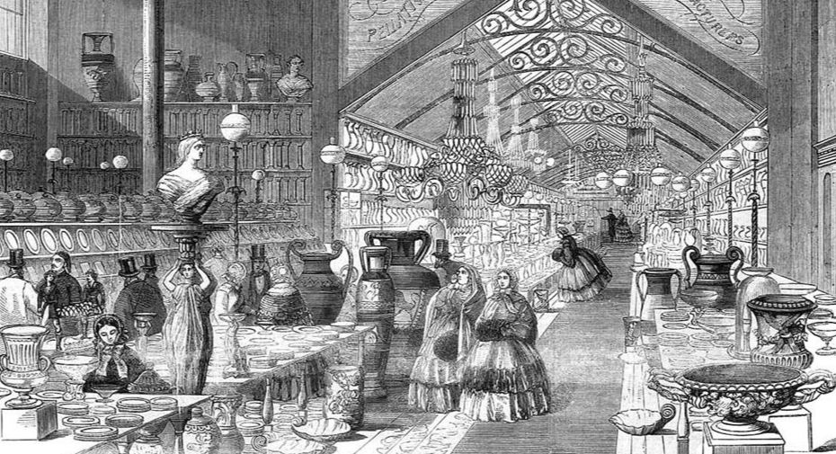 The Baker Street Bazaar, London, an early department store/mall.