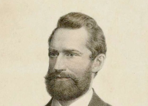 Portrait of Ludwig Leichhardt with a full beard and combed-back hair.