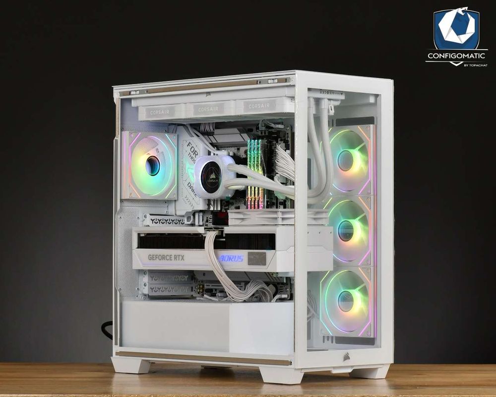 PC blanc surpuissant