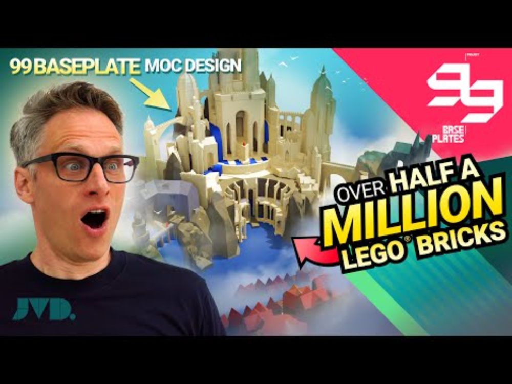Building a MASSIVE fantasy-themed LEGO® city! Part 1 - Project 99 Baseplates
