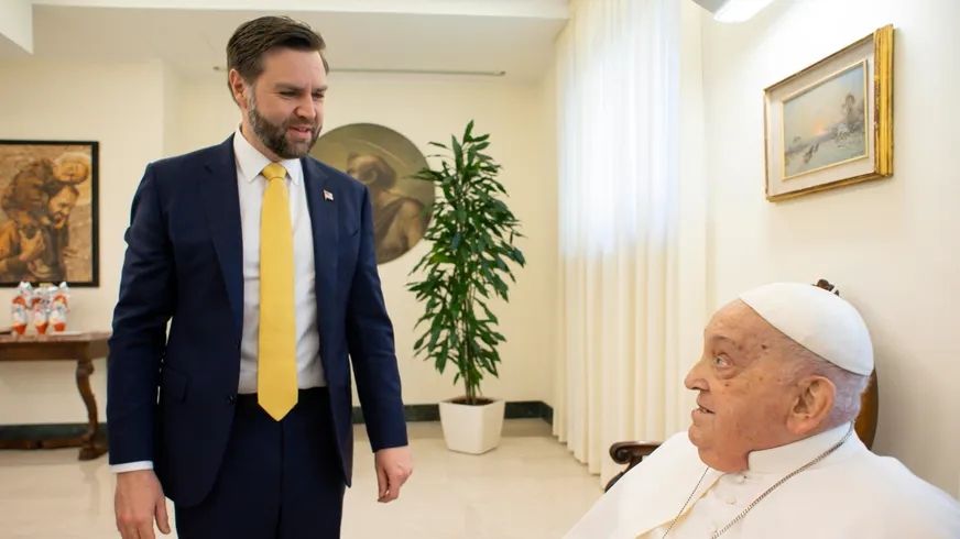 JD Vance besucht den Papst 