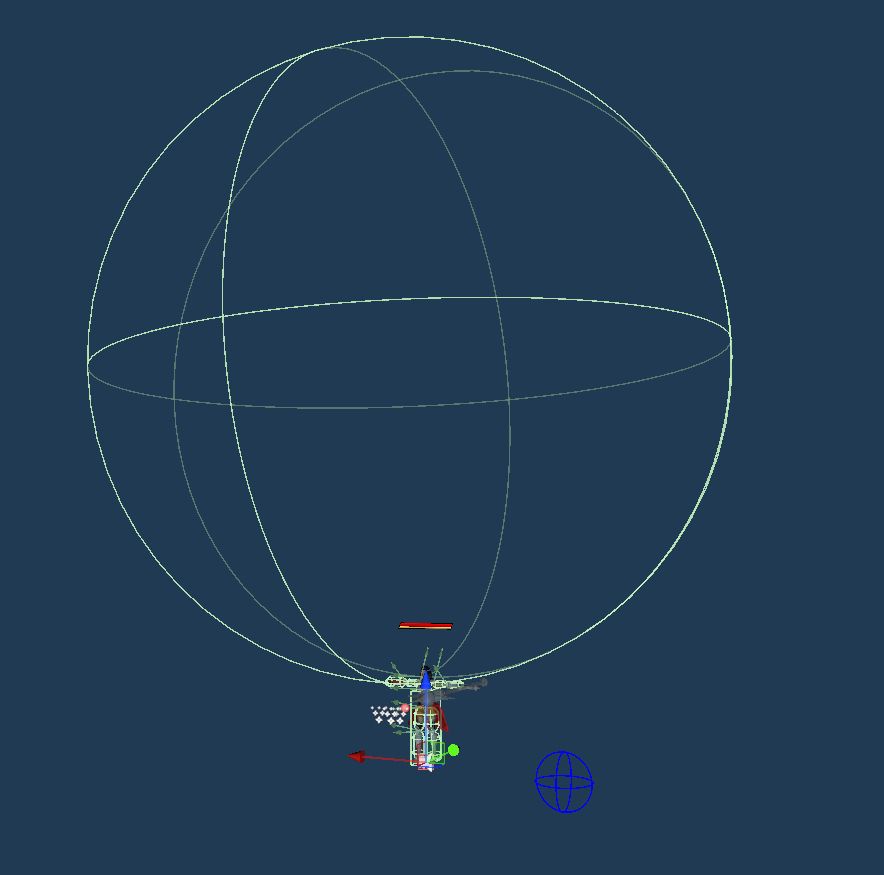 smol character big sphere