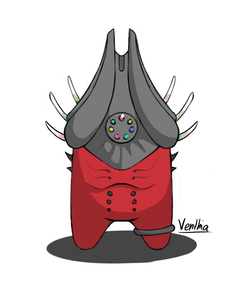 Nezarek from Destiny 2 in Among us like style