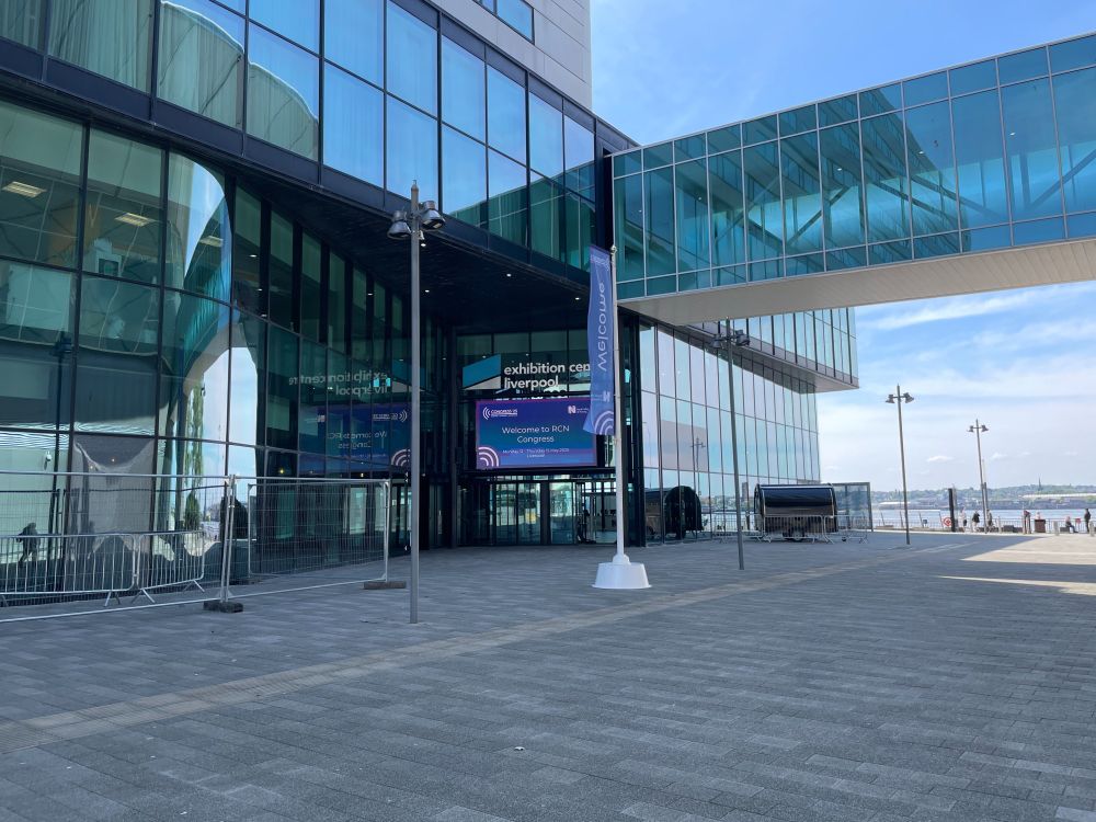 Conference centre entrance