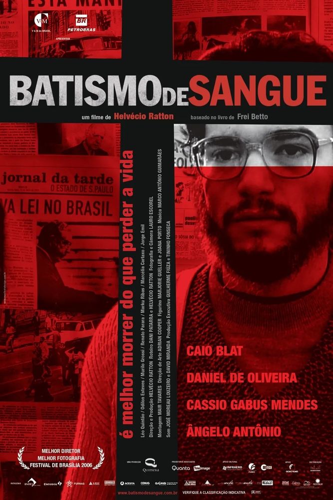 Poster do filme batismo de sangue 