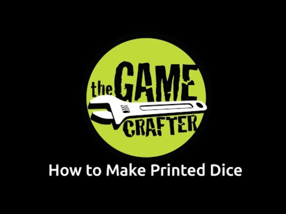 How to Make Custom Printed Dice at The Game Crafter