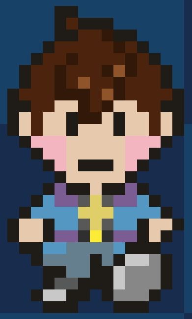 Kory but in the style of Earthbound.