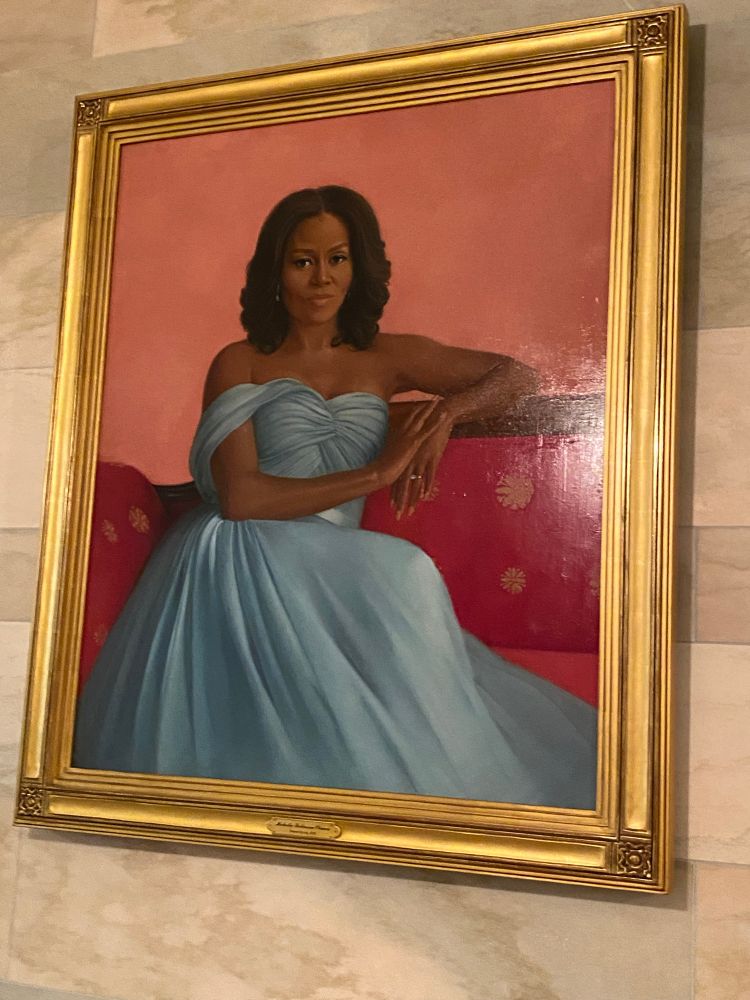 Portrait of First Lady Michelle Obama at The White House
