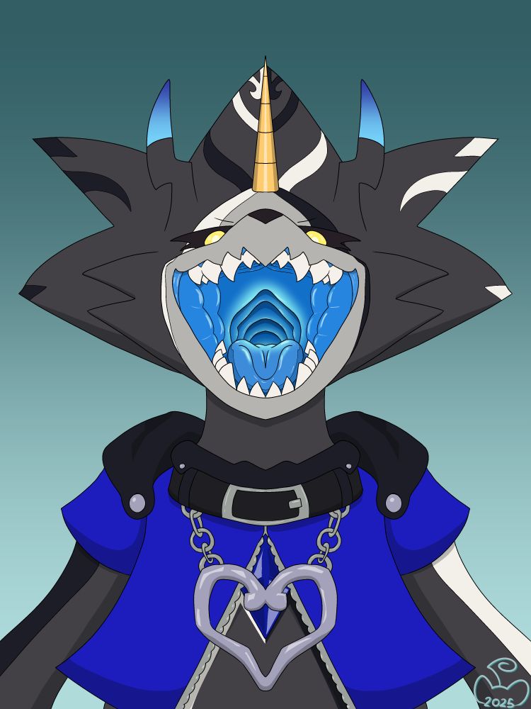 Xale the Gulusgammamon mawshot
