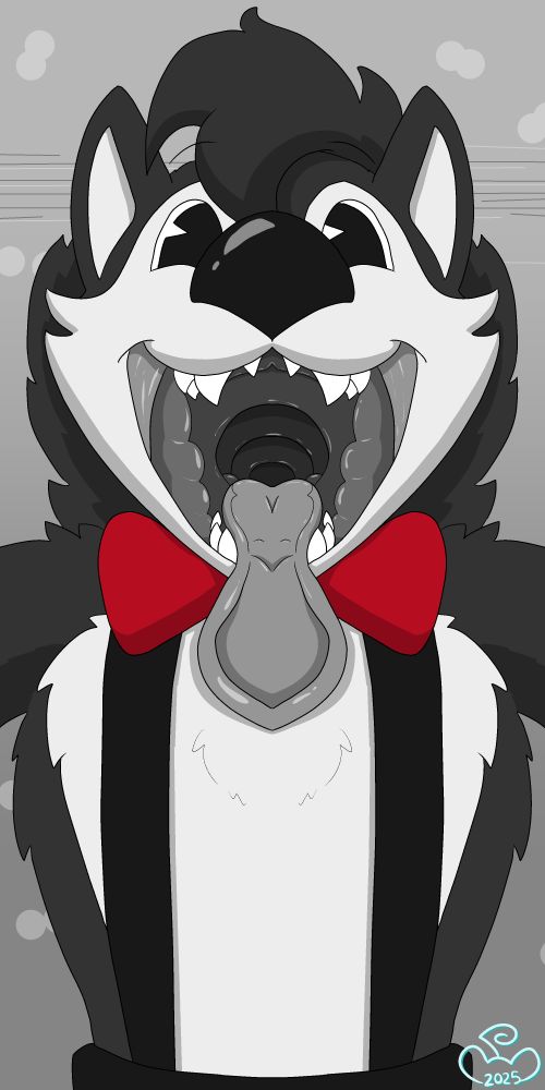 Will the Toon Wolf mawshot