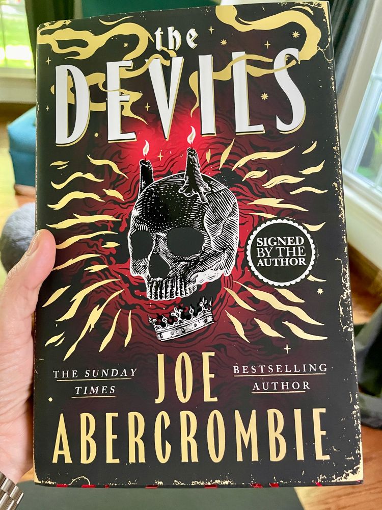 Hardback book The Devils by Joe Abercrombie