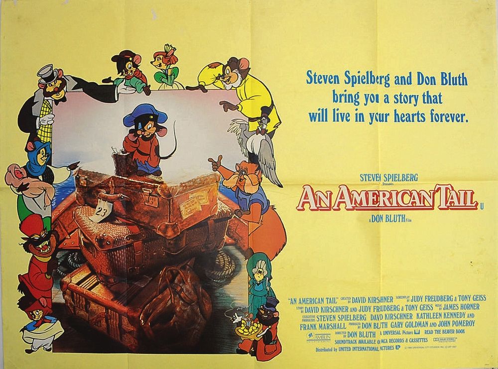 Horizontal poster for An American Tail (1986)