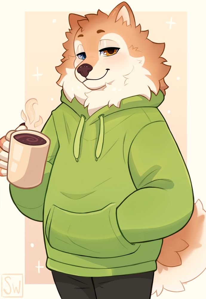 Dog samoyed