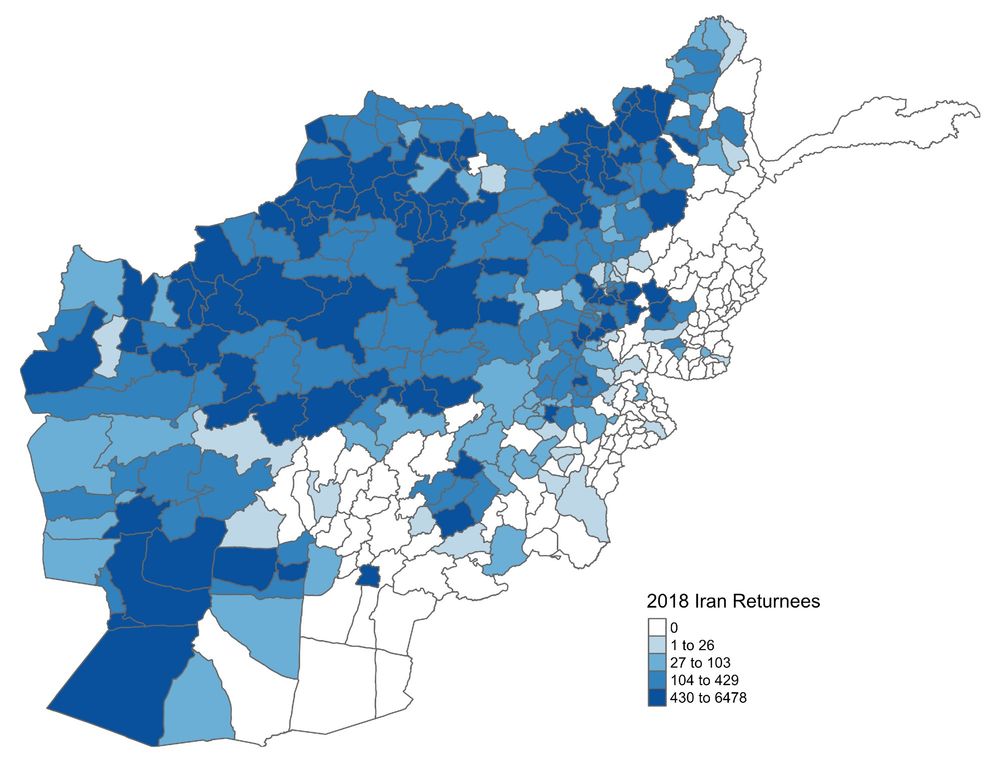 2018 returns from Iran to Afghanistan
