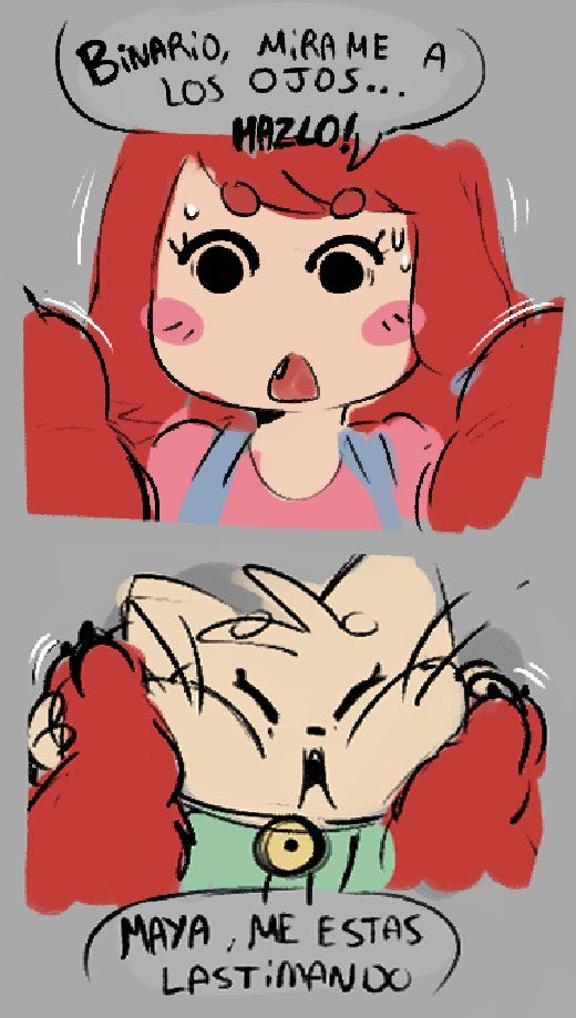 MAYA PIDIENDOLE A BINARIO QUE SUBA SUS """ OOOOTROOOS """ DIBUJOS 
