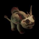 A stuffed toy from The Outer Worlds 2. “ A well-loved sprat plush with adorable button eyes. Who’s a cute space vermin? You are! Yes, you are!”