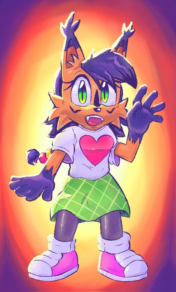 colored character piece with no background - $30