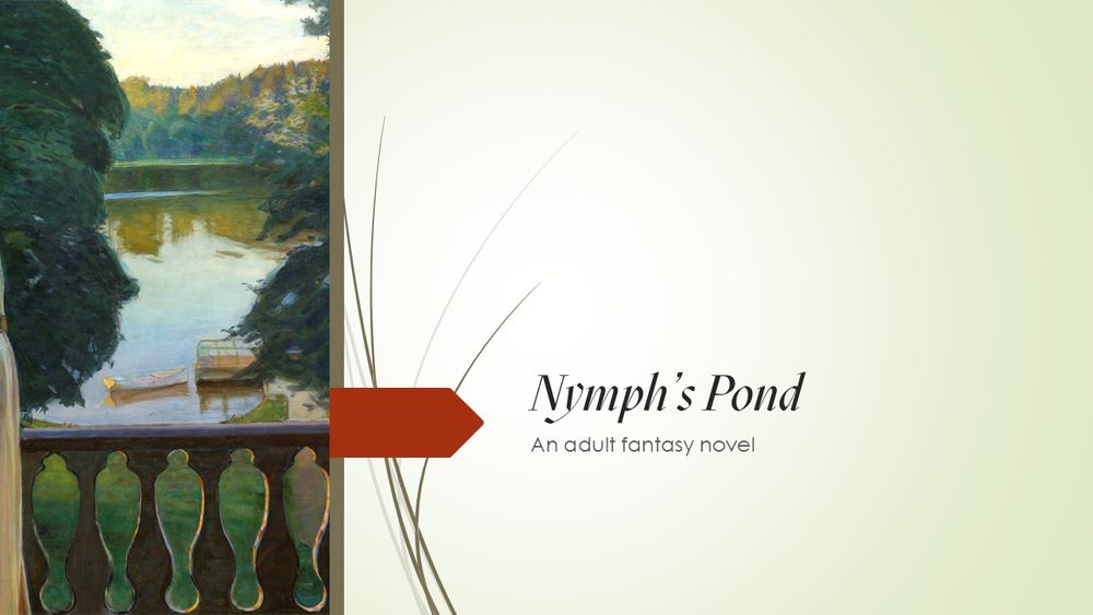 (picture of a pond) Nymph's Pond - an adult fantasy novel