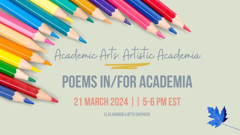 Academic Arts: Artistic Academia - Poems in/for Academia