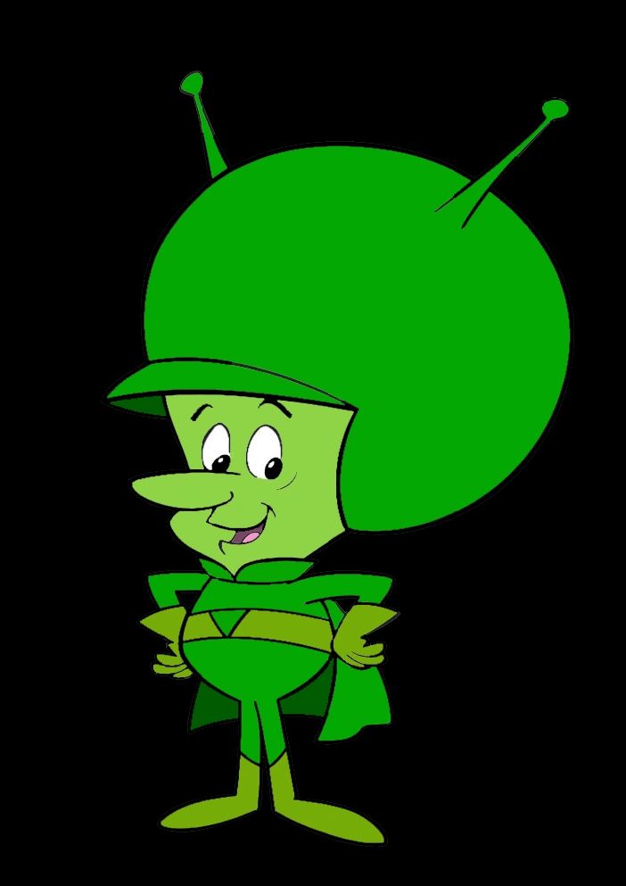 It's the Great Gazoo from the Flintstones!