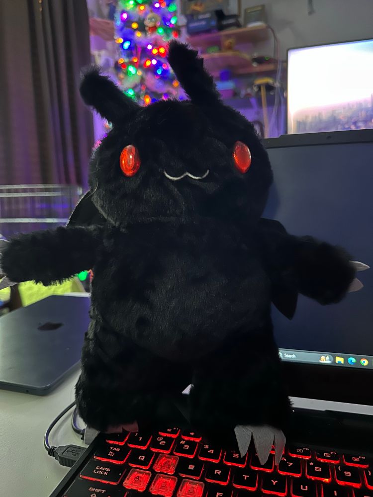 Mothman plushie 