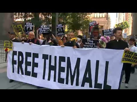 At least 15 people arrested in ICE protest outside 26 Federal Plaza