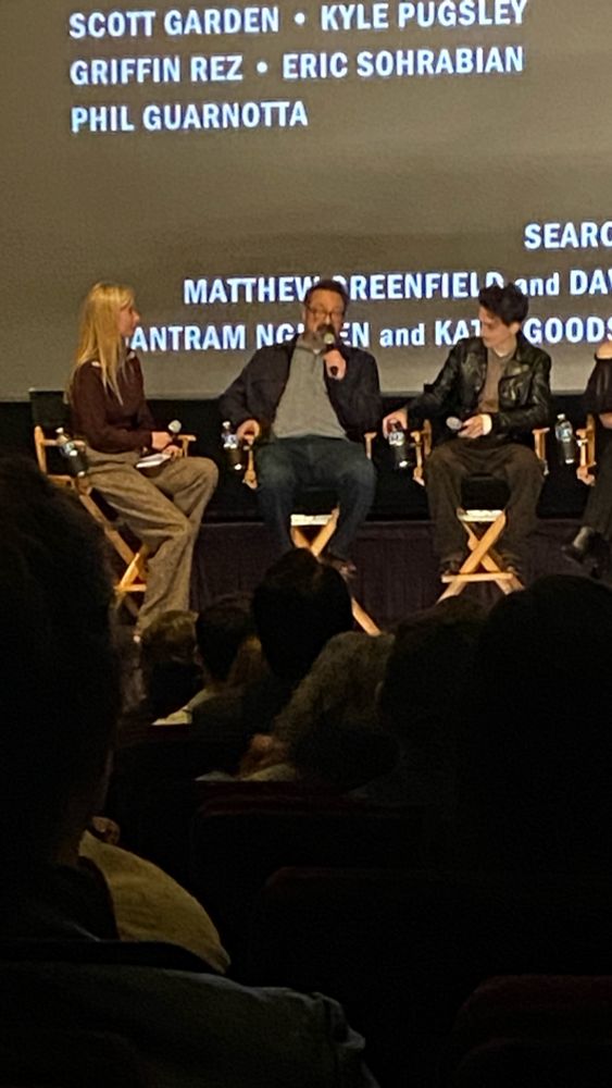 the Fox lot last night. Gwyneth Paltrow moderate a Q&A with the cast and director, James Mangold. 