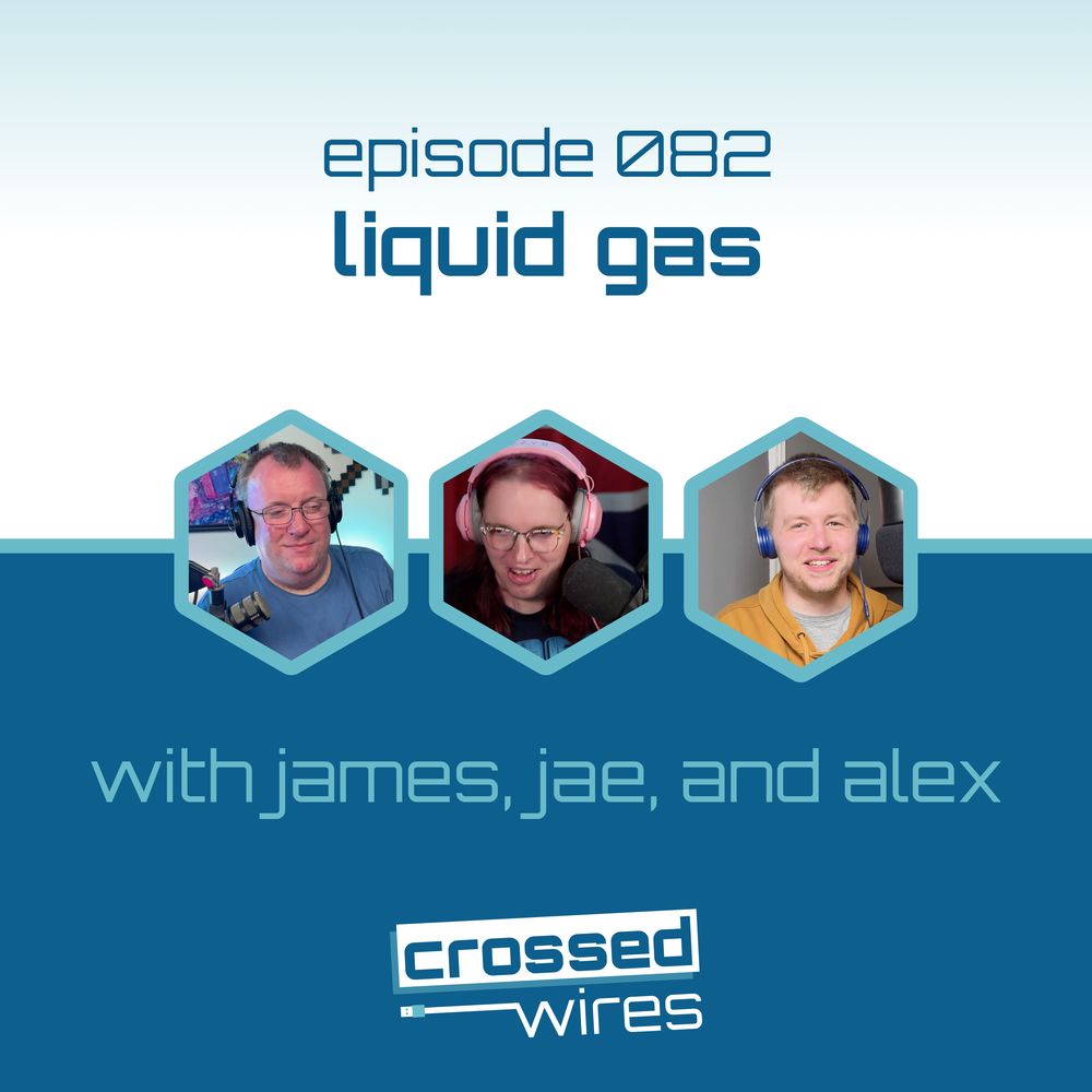 Selfies of James, Jae and Alex recording the podcast episode