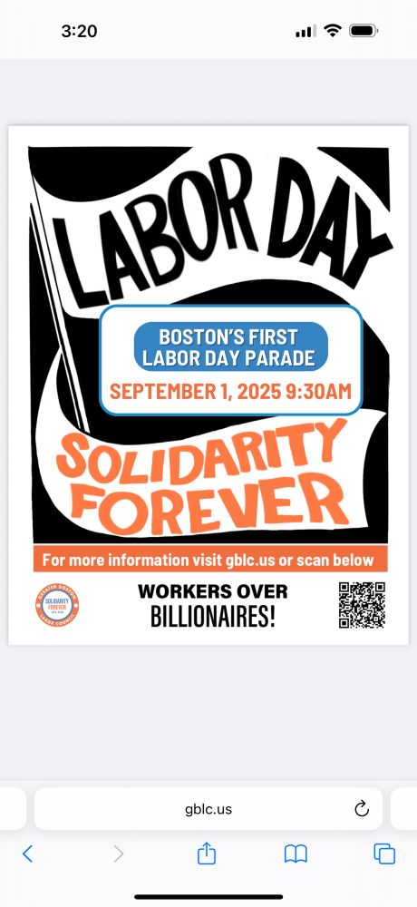 Labor Day parade flyer