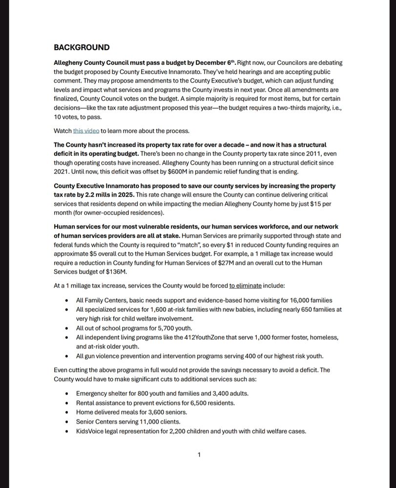 Details on INVEST 2.2. Includes a property tax increase of $15/month for property owners and insures continued care for our county's most vulnerable populations. PDF version of this document is available below. 