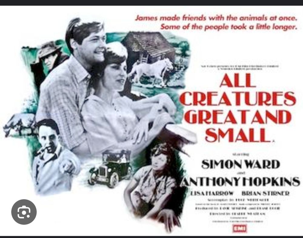 Poster for the 1975 film of All Creatures Great and Small