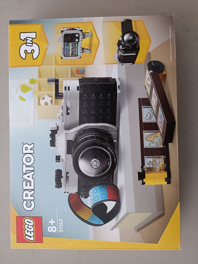 Lego set camera 