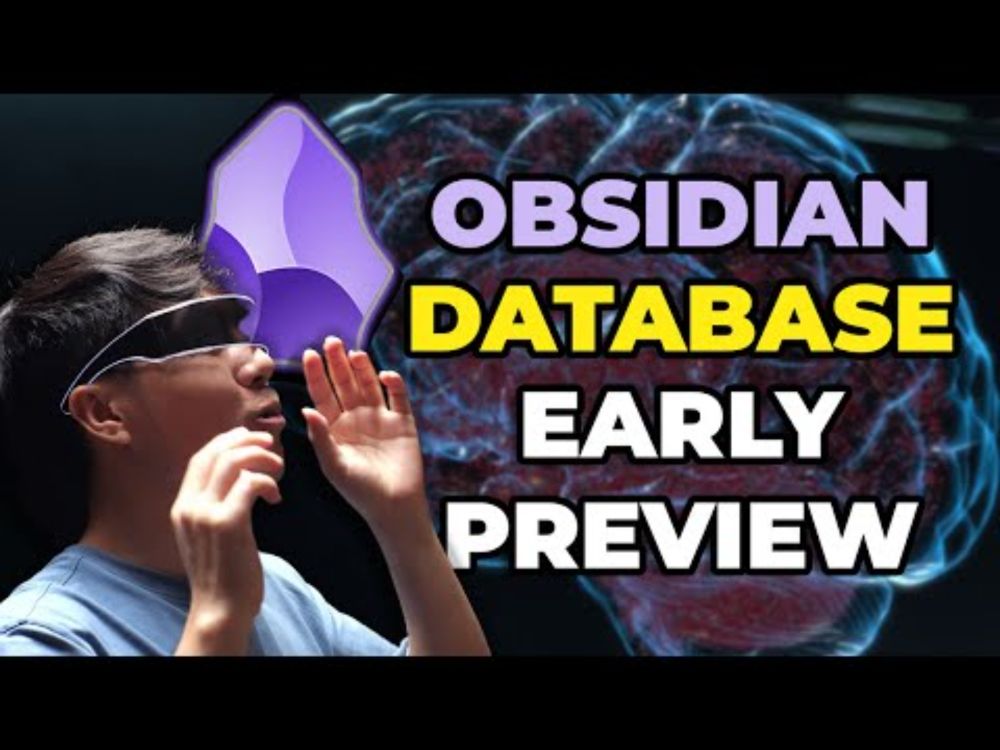 Obsidian Early Access | Databases!