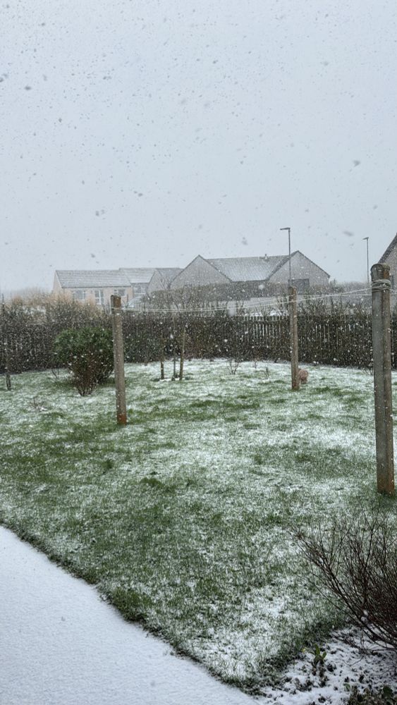 Kirkwall under the snow