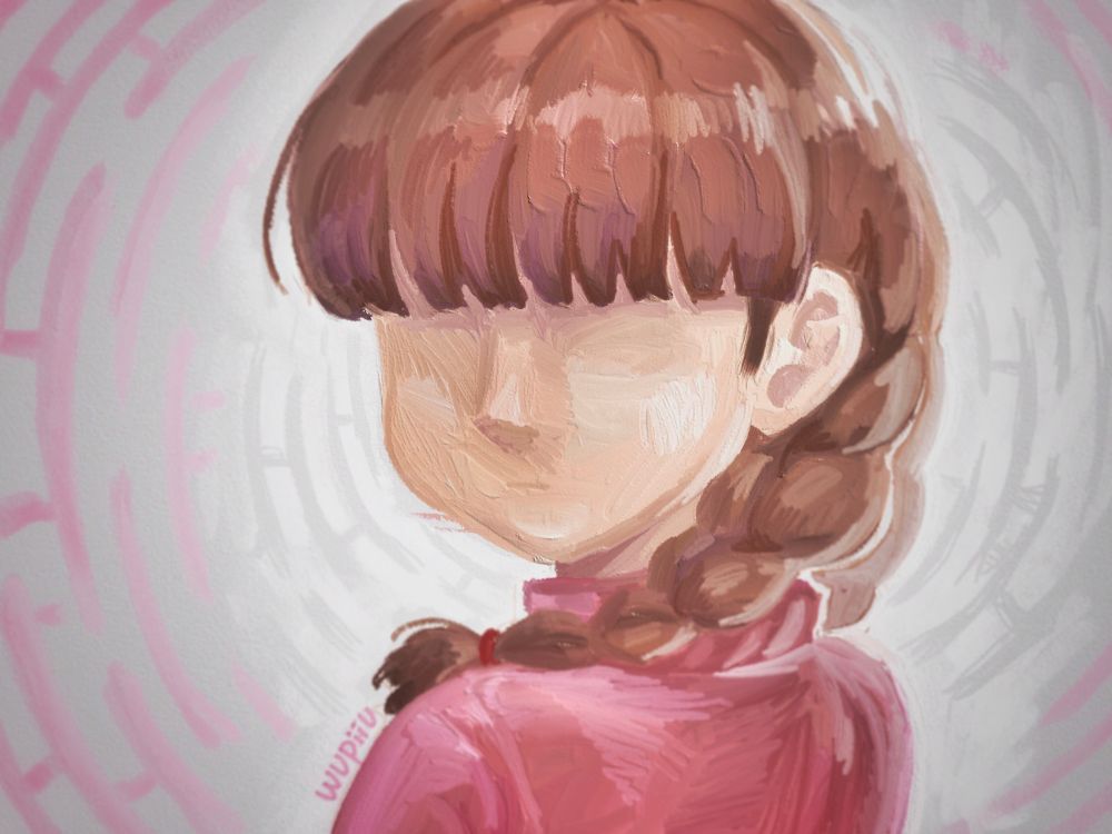 Faceless effect Madotsuki turning to look at you