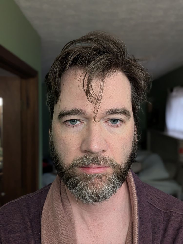 Self portrait photograph of me with a full beard