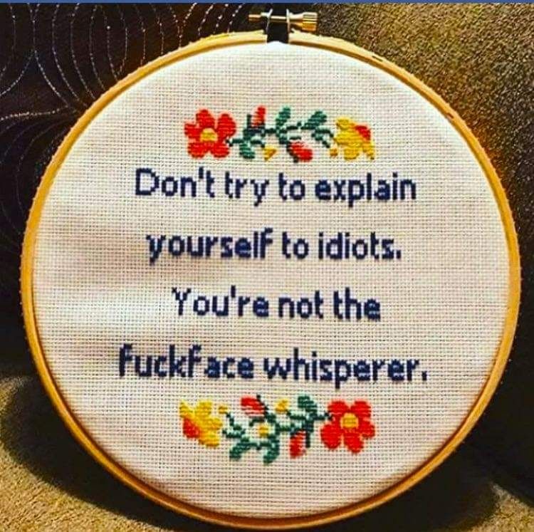 Funny meme: you're not the fuckface whisperer