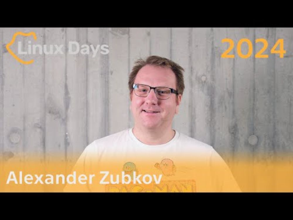 LinuxDays 2024 - YouTube