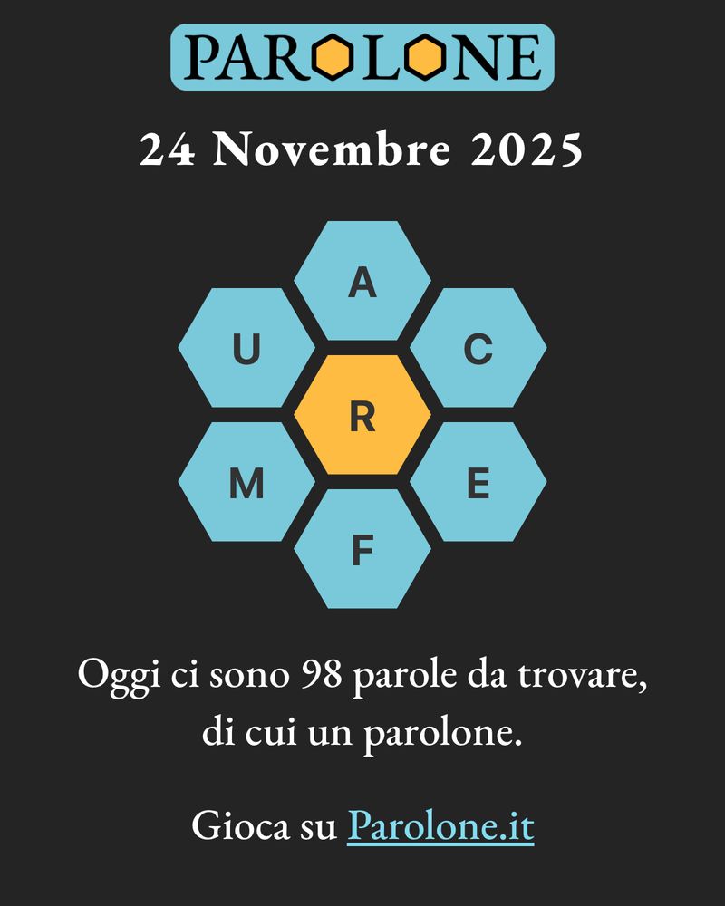 Parolone del 21 maggio 2025