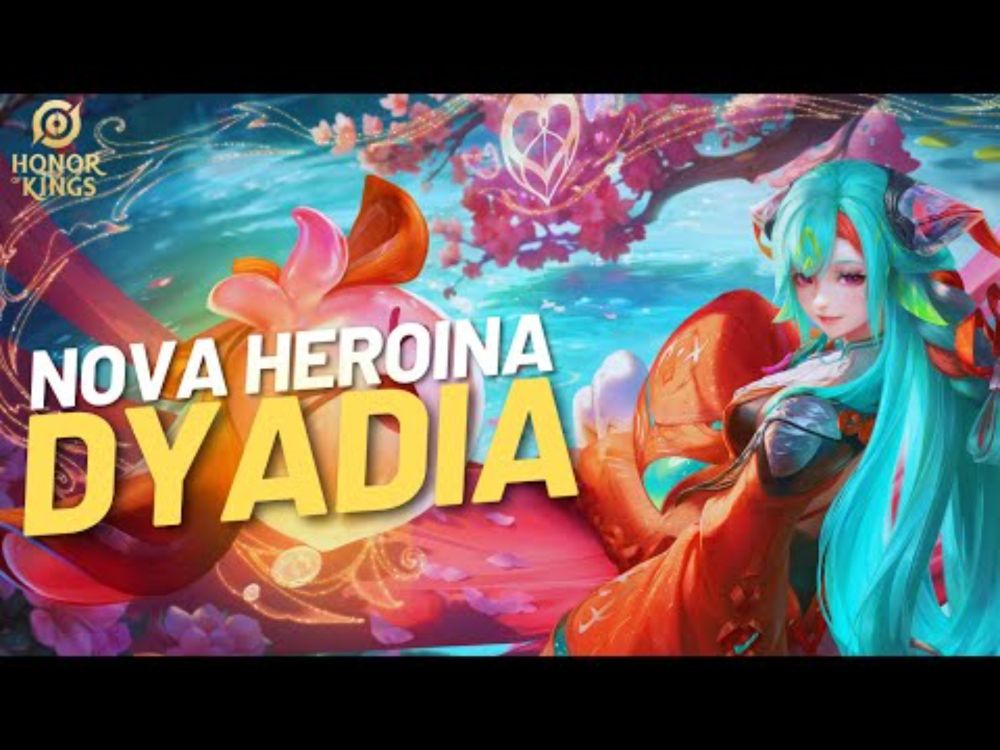 Nova heroina Dyadia / React "Como jogar com Dyadia | Honor of Kings Brasil" by @honorofkingsbrasil